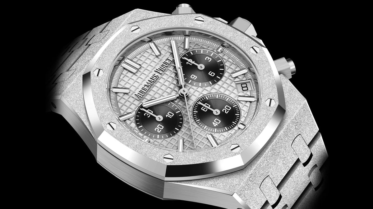 Audemars Piguet ROYAL OAK FROSTED CHRONOGRAPH Grey Dial 41 mm