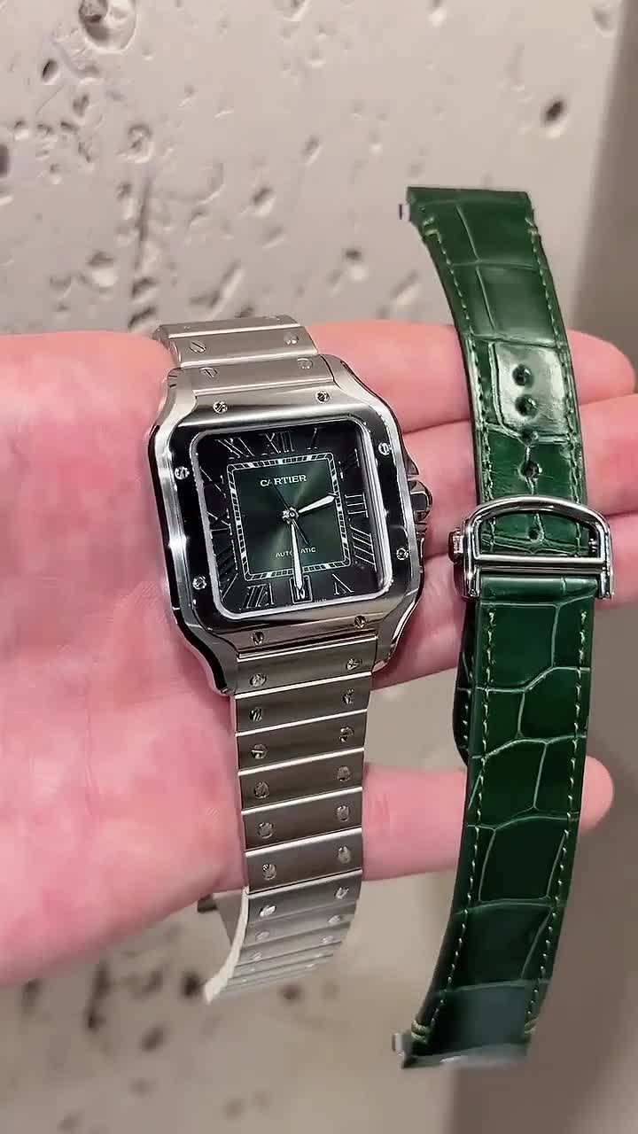 Cartier Santos Large Grün