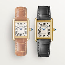 Cartier Tank Louis Cartier Large model Grained silvered dial 33.7 mm