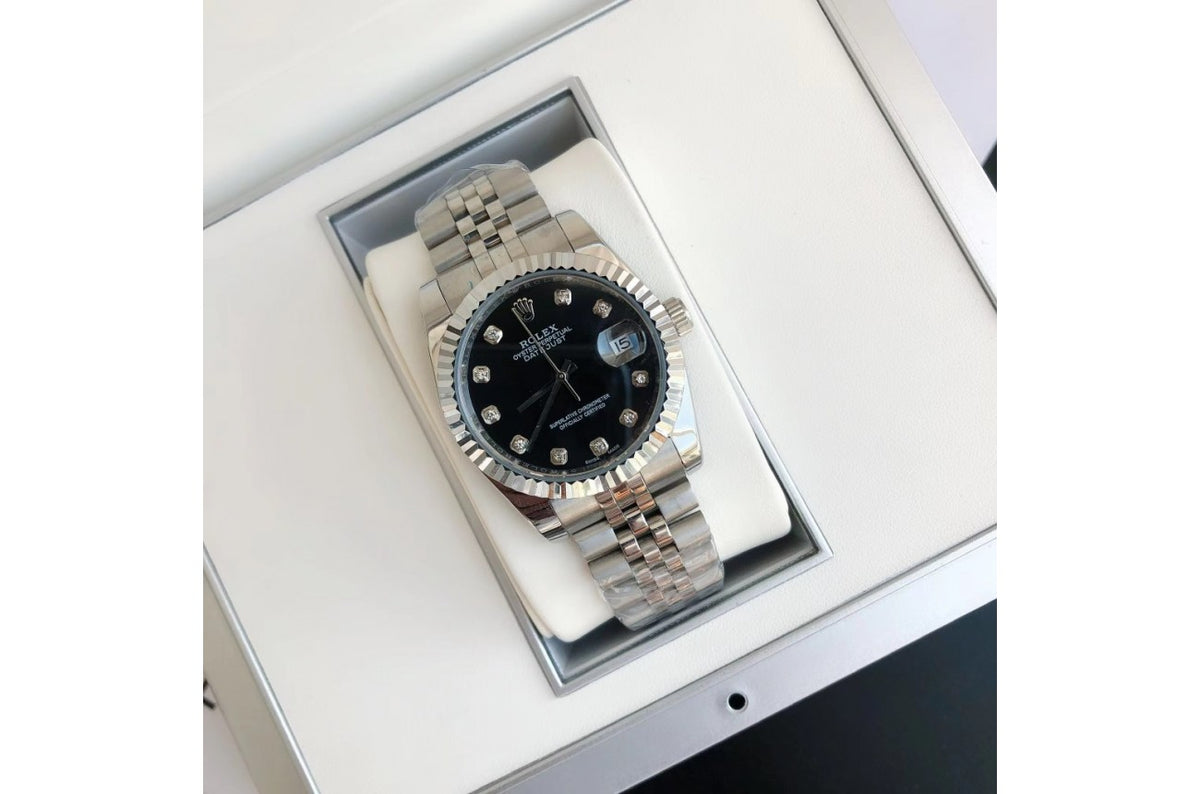 Rolex Datejust 36/28mm SS/SS Jub Black/Dial