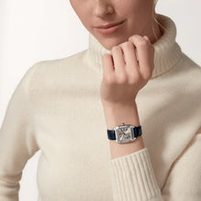 Cartier SANTOS-DUMONT Blau Strap 38mm