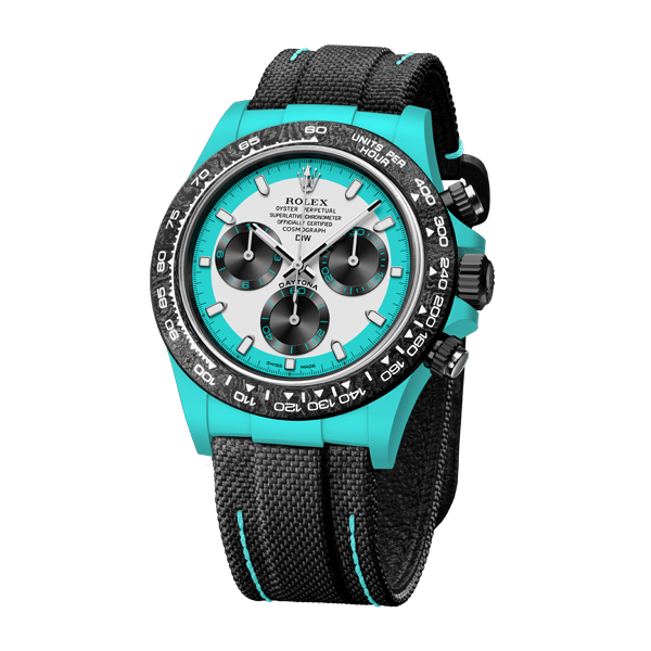 Rolex Daytona Dew Collection CarboQuartz Celeste Invert Premium Super Carbon Fiber Customized Edition Cos