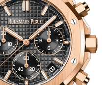 Audemars Piguet ROYAL OAK Pink Gold Schwarzes Zifferblatt CHRONOGRAPH 41mm