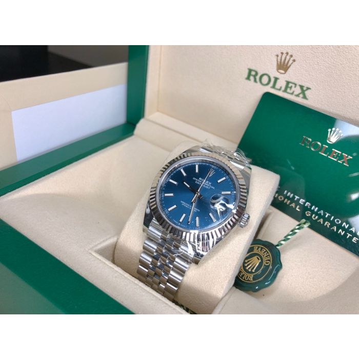 Rolex Datejust 41 Blaues Zifferblatt -0002