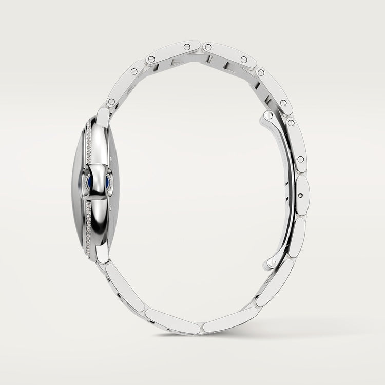 Cartier Ballon Bleu de Cartier Silver guilloché dial 36 mm
