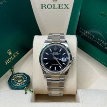 Rolex Datejust 36 Black Index Oyster Bracelet -0016