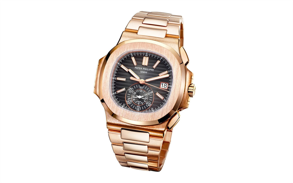 Patek Philippe Nautilus Flyback Chronograph, Date , 18k Roségold, 40,5 mm
