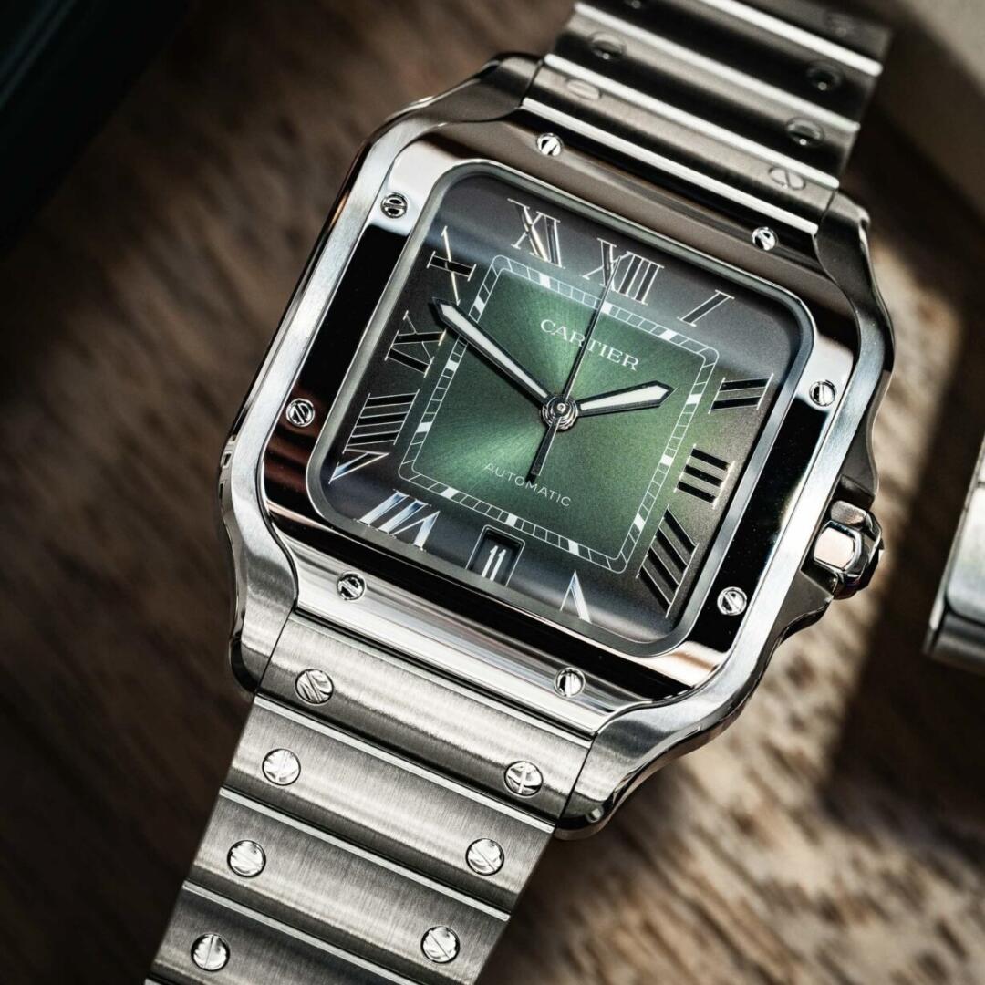 Cartier Santos Large Grün