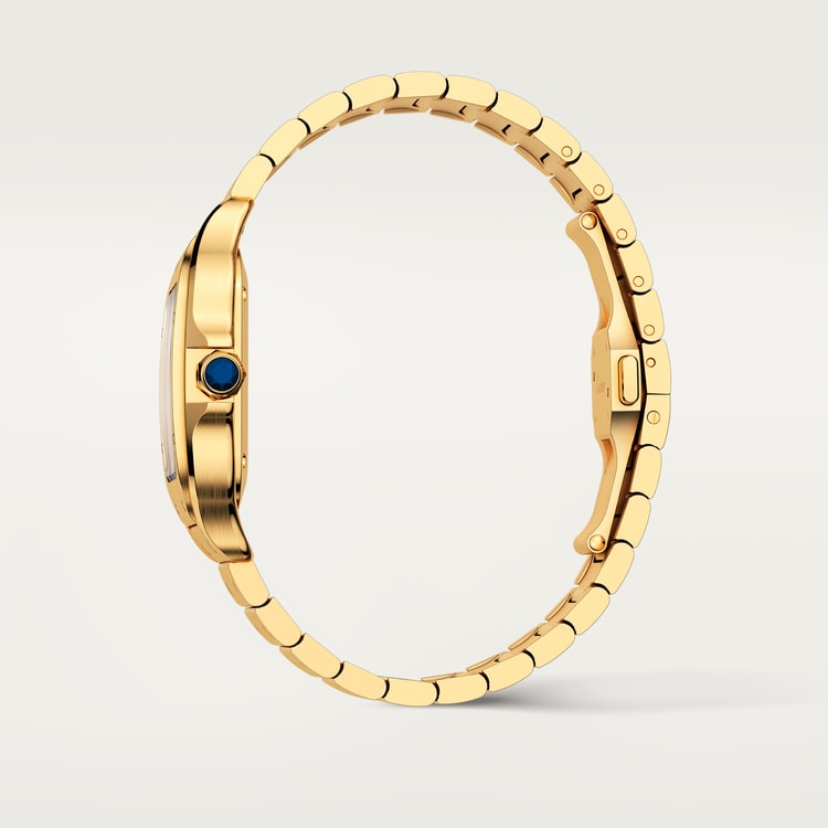 Cartier Santos de Cartier Medium model Silvered opaline dial 35.1 mm