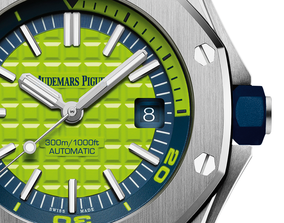 Audemars Piguet OFFSHORE DIVER Grünes Zifferblatt 42mm