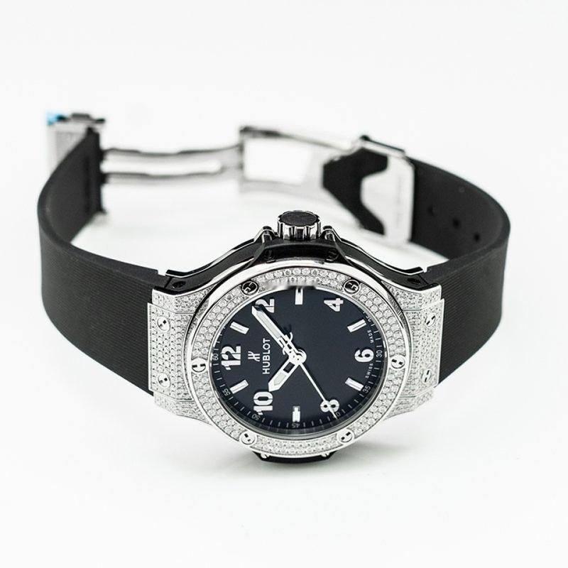 Hublot Big Bang, Edelstahl Pave, 38 mm
