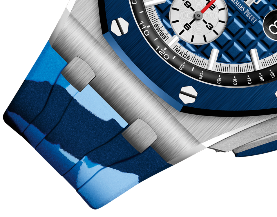 Audemars Piguet OFFSHORE Blue Camouflage Dial CHRONOGRAPH 44mm