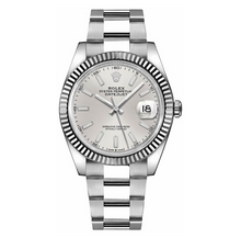Rolex Datejust 41 Silbernes Zifferblatt Oyster Bracelet -0003