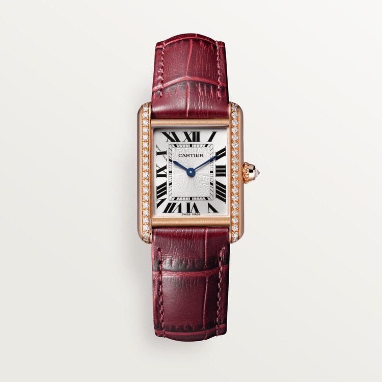 Cartier TANK LOUIS Roségold Diamanten 22mm