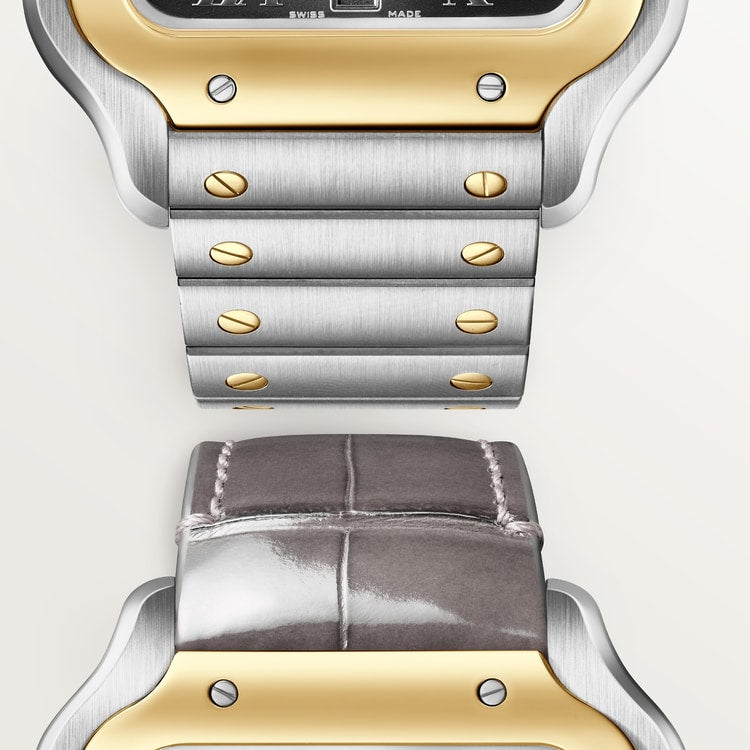 Cartier Santos de Cartier Large model Anthracite gray dial 39.8 mm