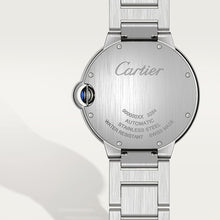 Cartier Ballon Bleu de Cartier Silver guilloché dial 36 mm