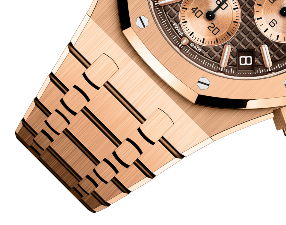 Audemars Piguet ROYAL OAK Pink Gold Brown Dial CHRONOGRAPH 41mm