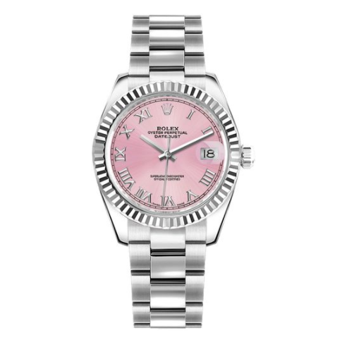 Rolex Datejust 31 Pink Roman Numeral Oyster Bracelet -0076