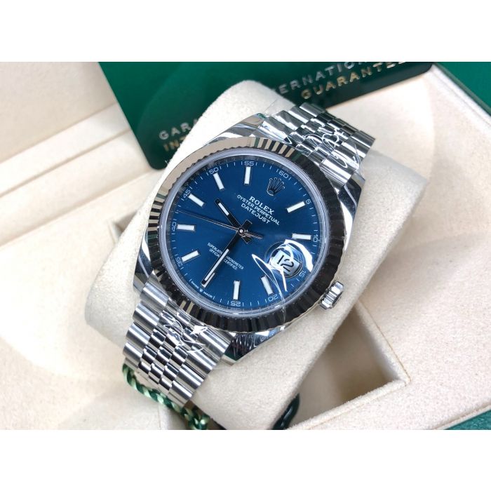 Rolex Datejust 41 Blaues Zifferblatt -0002