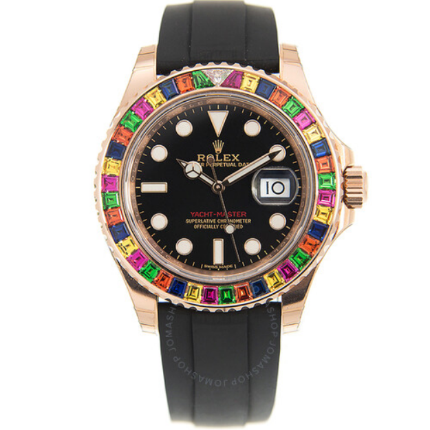 Rolex Diamanten Schwarzes Zifferblatt