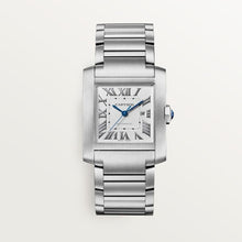 Cartier Tank Française Large model Silvered dial 36.7 mm