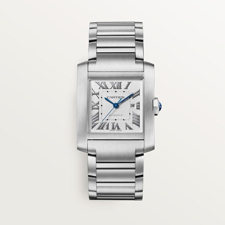 Cartier Tank Française Large model Silvered dial 36.7 mm