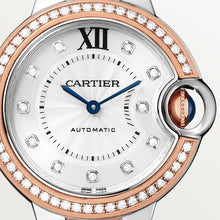 Cartier Ballon Bleu de Cartier silver guilloché dial 33 mm