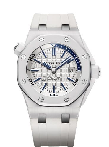 Audemars Piguet OFFSHORE DIVER Weißes Zifferblatt 42mm