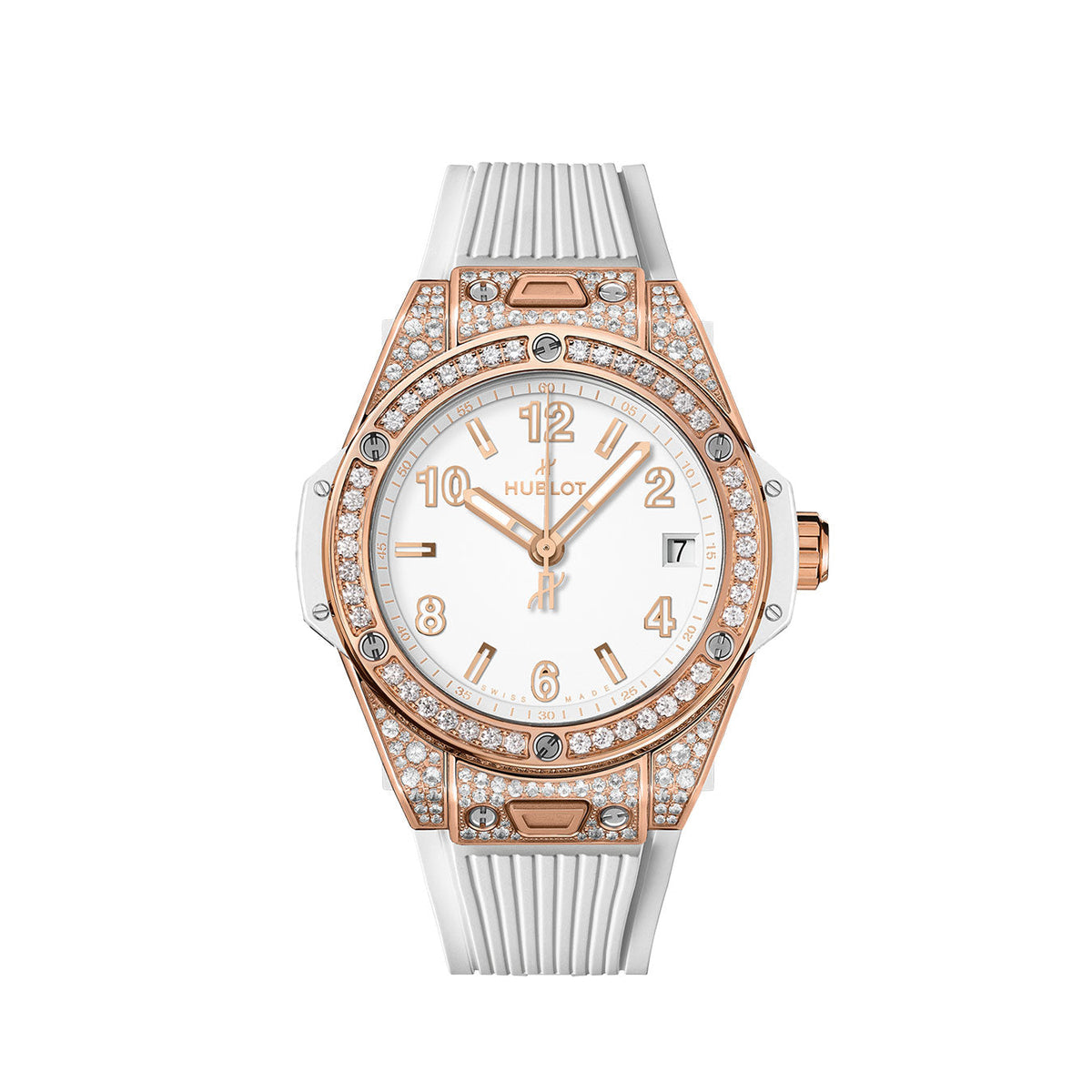 Hublot Big Bang ONE CLICK KING GOLD WHITE PAVÉ
