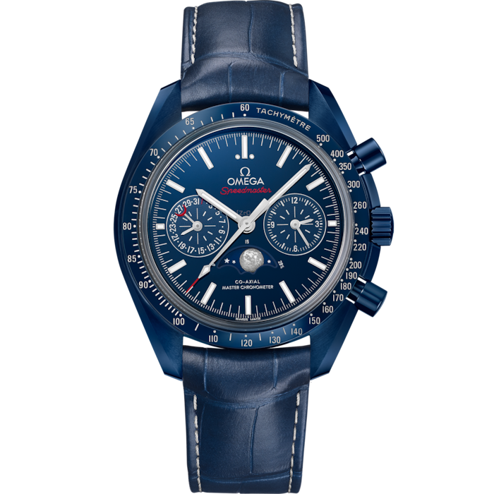 Omega Speedmaster MoonPhase 44.25 mm blue