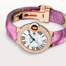 Cartier BALLON BLEU Diamanten Gelbgold 33mm
