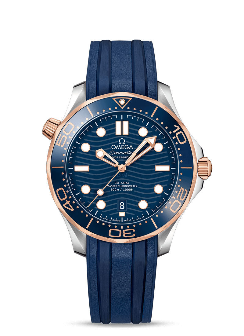 Omega Seamaster Diver 300m Blue Sedna™ Gold 42mm