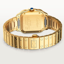Cartier Santos de Cartier Medium model Silvered opaline dial 35.1 mm