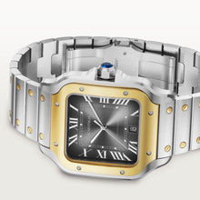 Cartier Santos de Cartier Large model Anthracite gray dial 39.8 mm