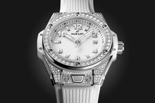 Hublot Big Bang ONE CLICK Edelstahl WHITE PAVÉ