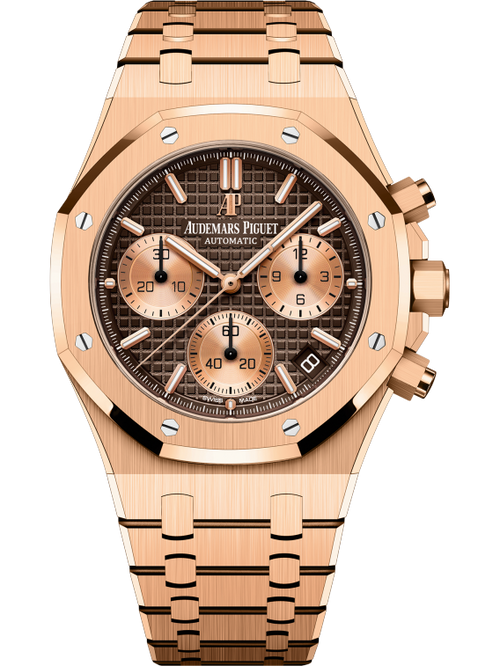 Audemars Piguet ROYAL OAK Pink Gold Brown Dial CHRONOGRAPH 41mm