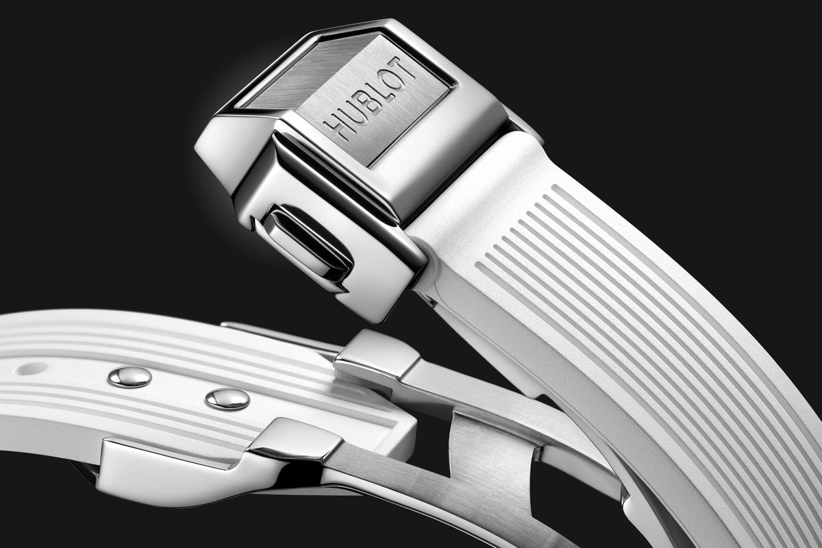 Hublot Big Bang ONE CLICK Edelstahl WHITE FULL PAVÉ