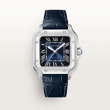 Cartier Santos de Cartier Medium model Graduated Blaues Zifferblatt 35.1 mm