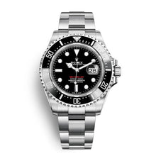 Rolex Sea Dweller Silver Schwarzes Zifferblatt