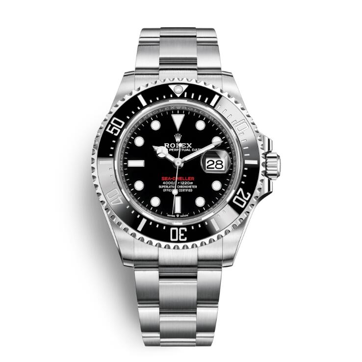 Rolex Sea Dweller Silver Schwarzes Zifferblatt