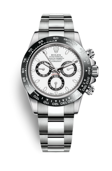 Rolex Daytona PANDA Weißes Zifferblatt 40mm -0001