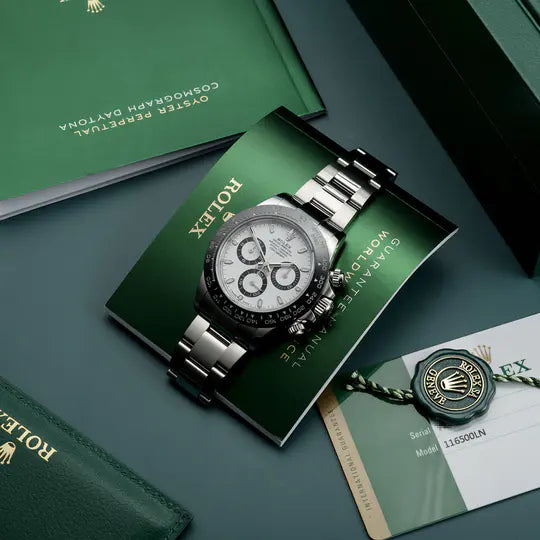 Rolex Daytona PANDA Weißes Zifferblatt 40mm -0001
