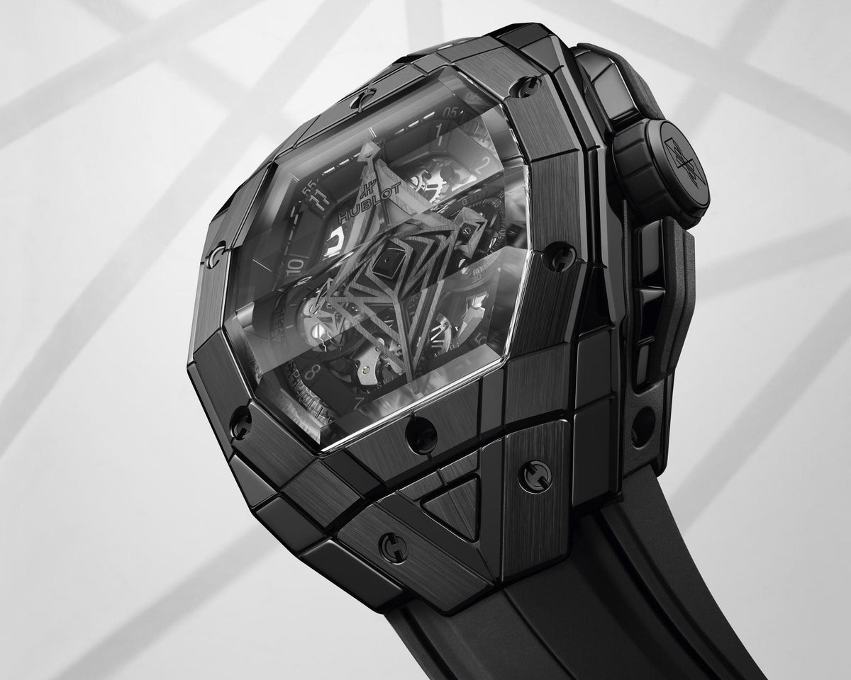 Hublot Hublot, Spirit of Big Bang Sang Bleu All Black, Keramik, 42mm, Limited Edition