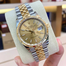 Rolex Datejust 41 Weißes Zifferblatt Men's Gold & Edelstahl -0015
