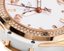 Hublot Big Bang, Gold White Diamanten, 38 mm