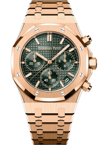 Audemars Piguet ROYAL OAK Pink Gold Khaki Grünes Zifferblatt CHRONOGRAPH 41mm