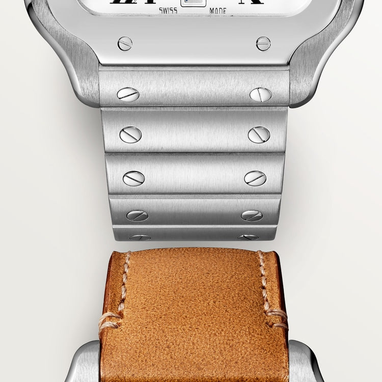 Cartier Santos de Cartier Large model Silvered opaline dial 39.8 mm