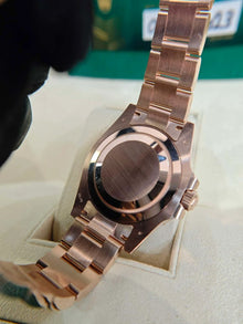 Rolex GMT-Master II 40mm Root Beer Schwarzes Zifferblatt Oyster Bracelet 18k Roségold -0001