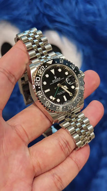 Rolex GMT Master ll Automatic Schwarzes Zifferblatt Jubilee Bracelet Edelstahl M126710GRNR-0003