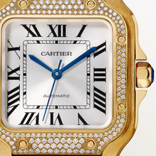 Cartier Santos de Cartier Medium model Sunray-effect dial 35.1 mm